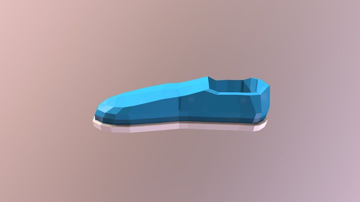 Low-poly Shoe 3D Model