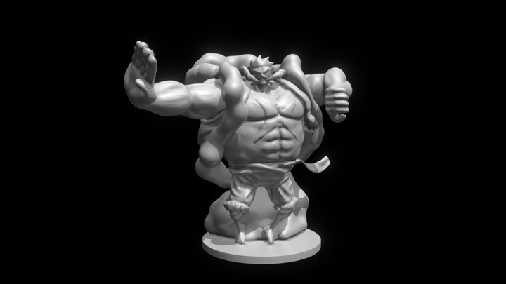 STL file Luffy Bounce man Gear 4 3D Model 👨・Design to download and 3D  print・Cults