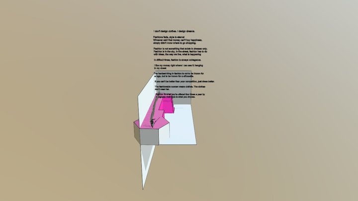 Fashion Catch Phrases 3D Model