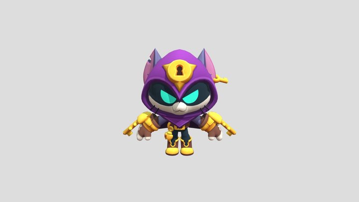 Lockpick Kit Brawl Stars 3D Model