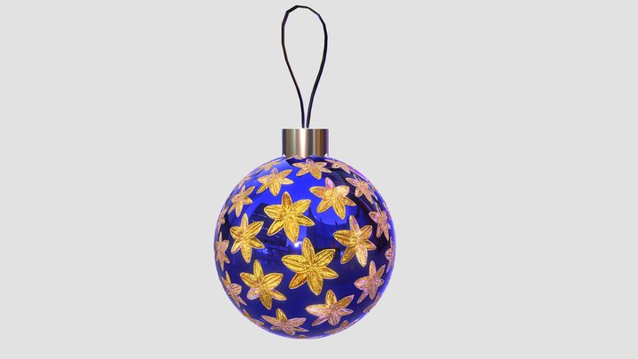 Christmas Tree Bauble 3D Model