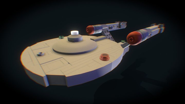 Spaceship 3D Model