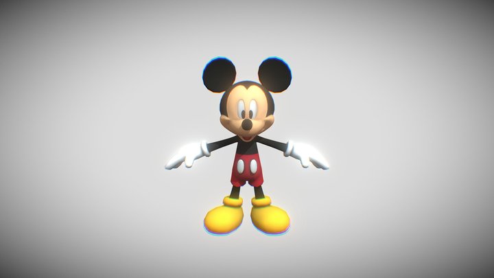 mickey-mouse-fbx 3D Model