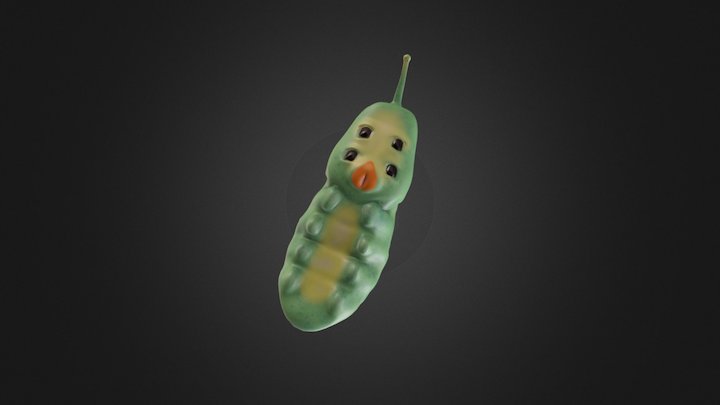 Larvae Idle 3D Model