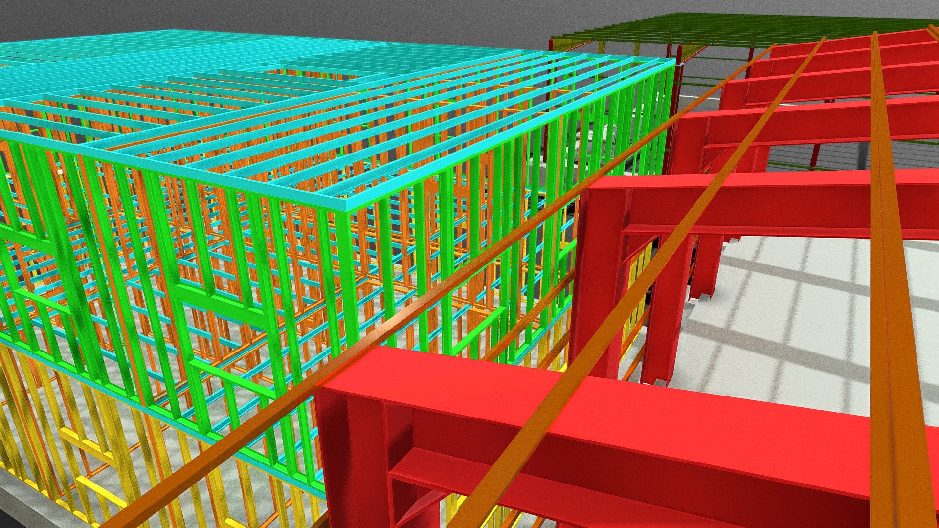 Standard Roll Out Factory Frame Small Download Free 3D model by