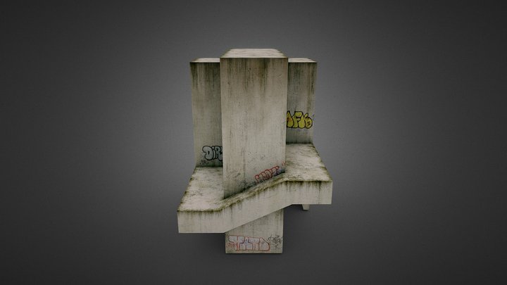 Concrete Structure 3D Model