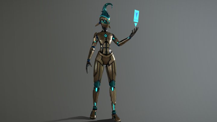 Tech Creature (pre optymalization version) 3D Model