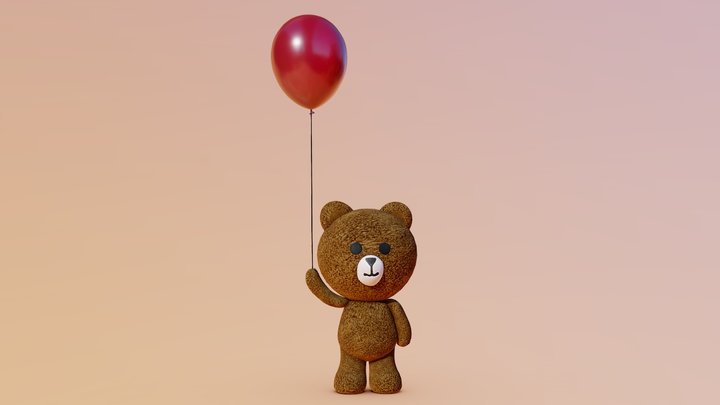 Teddy Bear Blender Models for Download