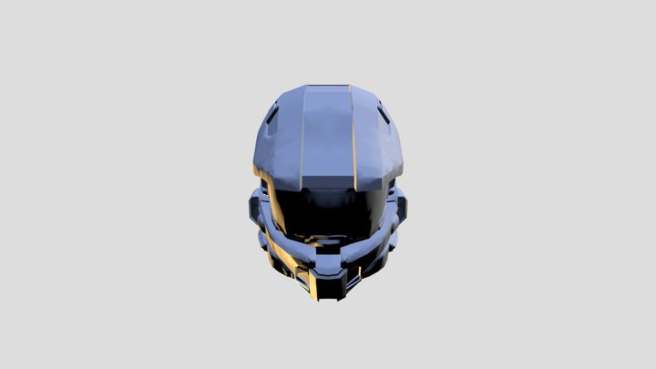 Halo Helmet 3D Model