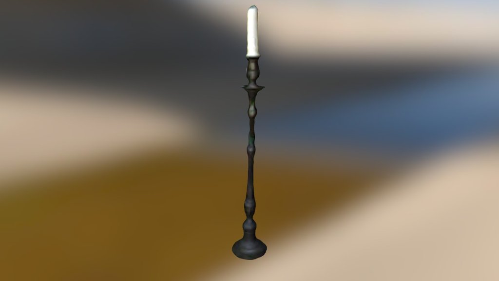 Candlestick - 3D model by Jim Selikoff (@jselikof) [a2226b1] - Sketchfab