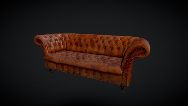 Chesterfield sofa 3D Model