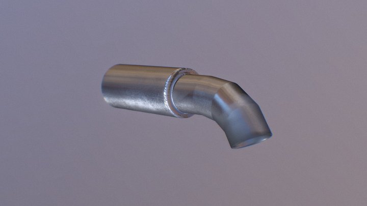 Drift/Sport Exhaust 3D Model