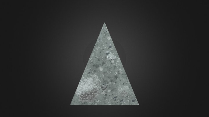 Russian Military Concrete Barrier | Game ready 3D Model