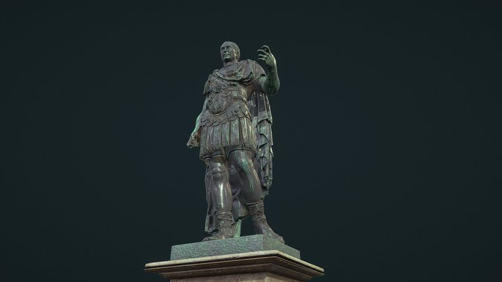 Ceaser Statue 3D Model