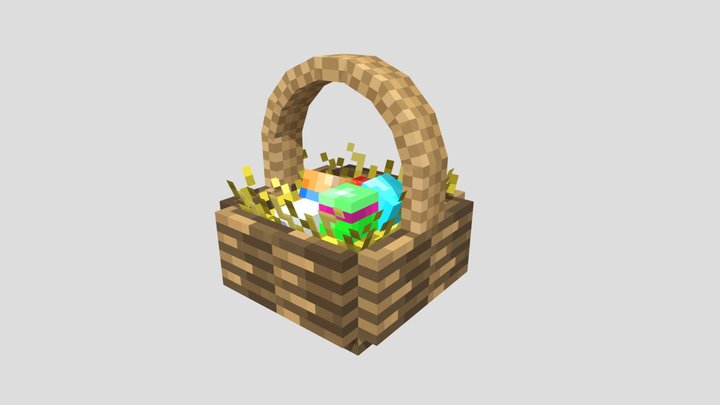 Easter eggs (Minecraft item) 3D Model