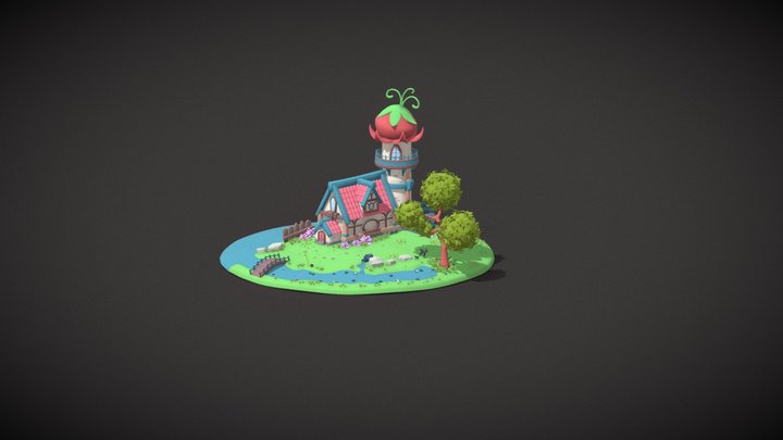 Enchanting Fairy House! 3D Model