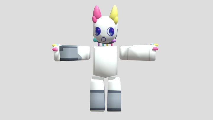 Low poly ROBLOX Regretevator Prototype 3D Model