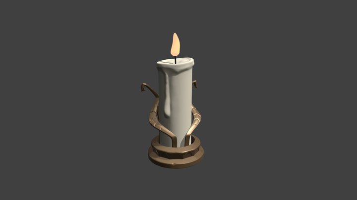 Adventurer's Camp Assignment - Candle 3D Model