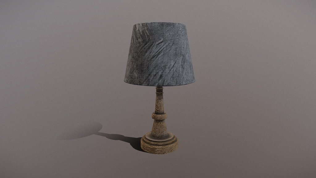 Lowpoly Bedside Lamp