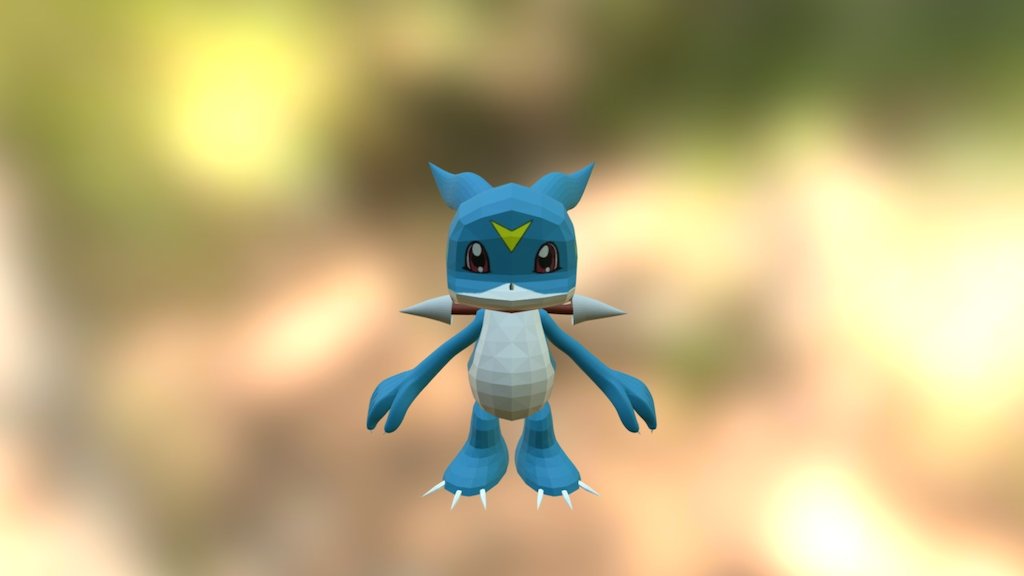 Veemon - 3D model by Kuro_lunnyi [a22914c] - Sketchfab