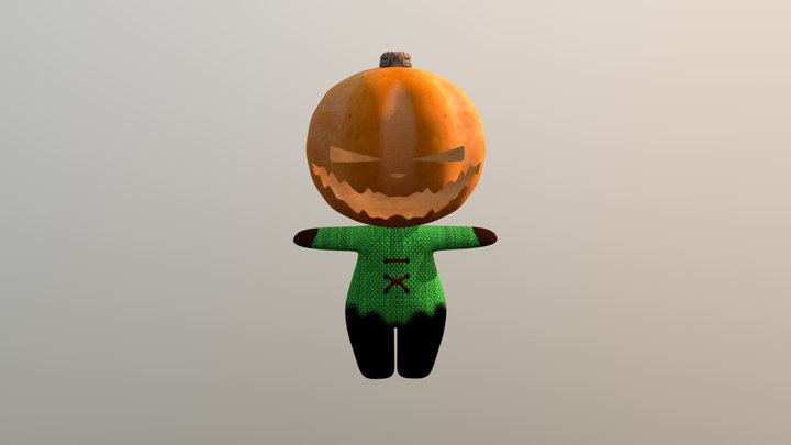 Pumpkin King 3D Model