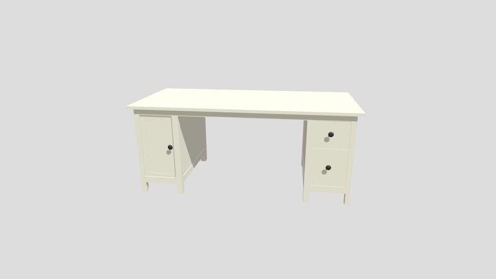 Office Desk 3D Model