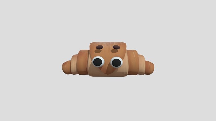 Croissant 3D Model