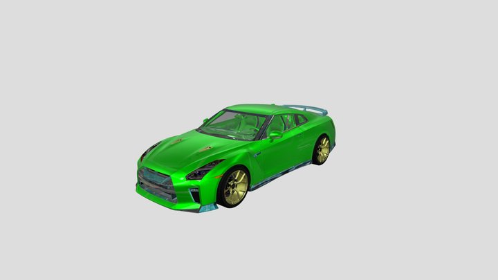 Nissan GT-R V-Spec 3D Model