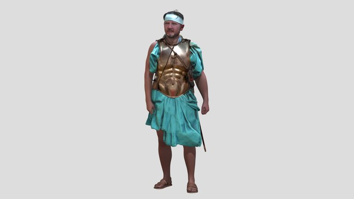 Andrew Yamato (The Greek Phalanx). 3D Model