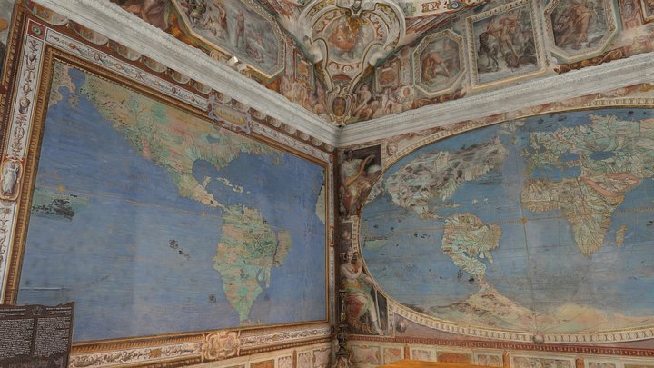 Stanza del Mappamondo, Palazzo Farnese 3D Model