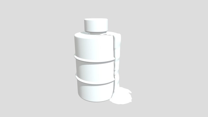 Perfume bottle BARREL 3D Model