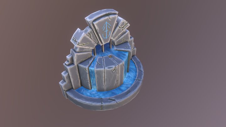 Mana Fountain 3D Model