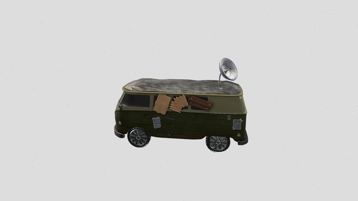 Conspiracy Theorist Volkswagen 3D Model