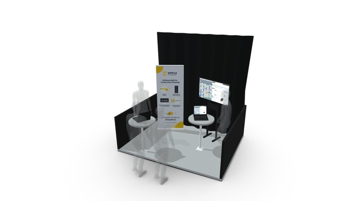AOCE Booth 3D Model
