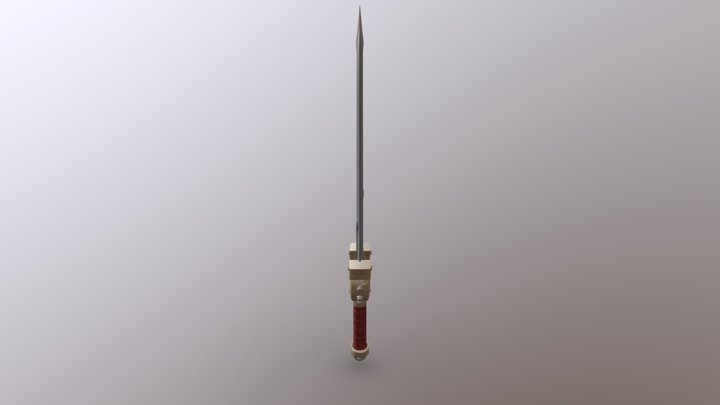 Space marines Ultramarine power sword 3D Model