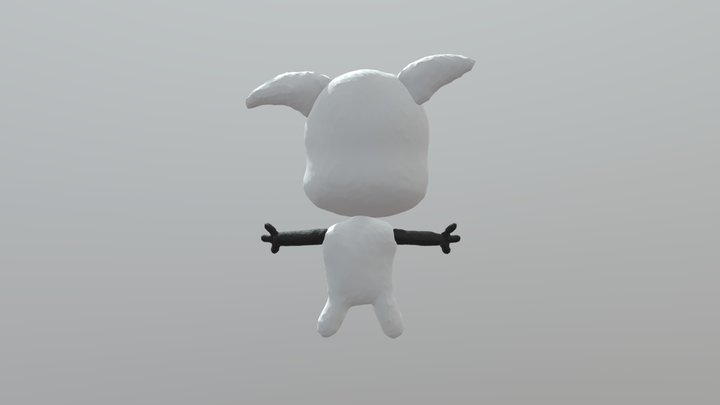 My First 3D model (prototype of my avatar) 3D Model
