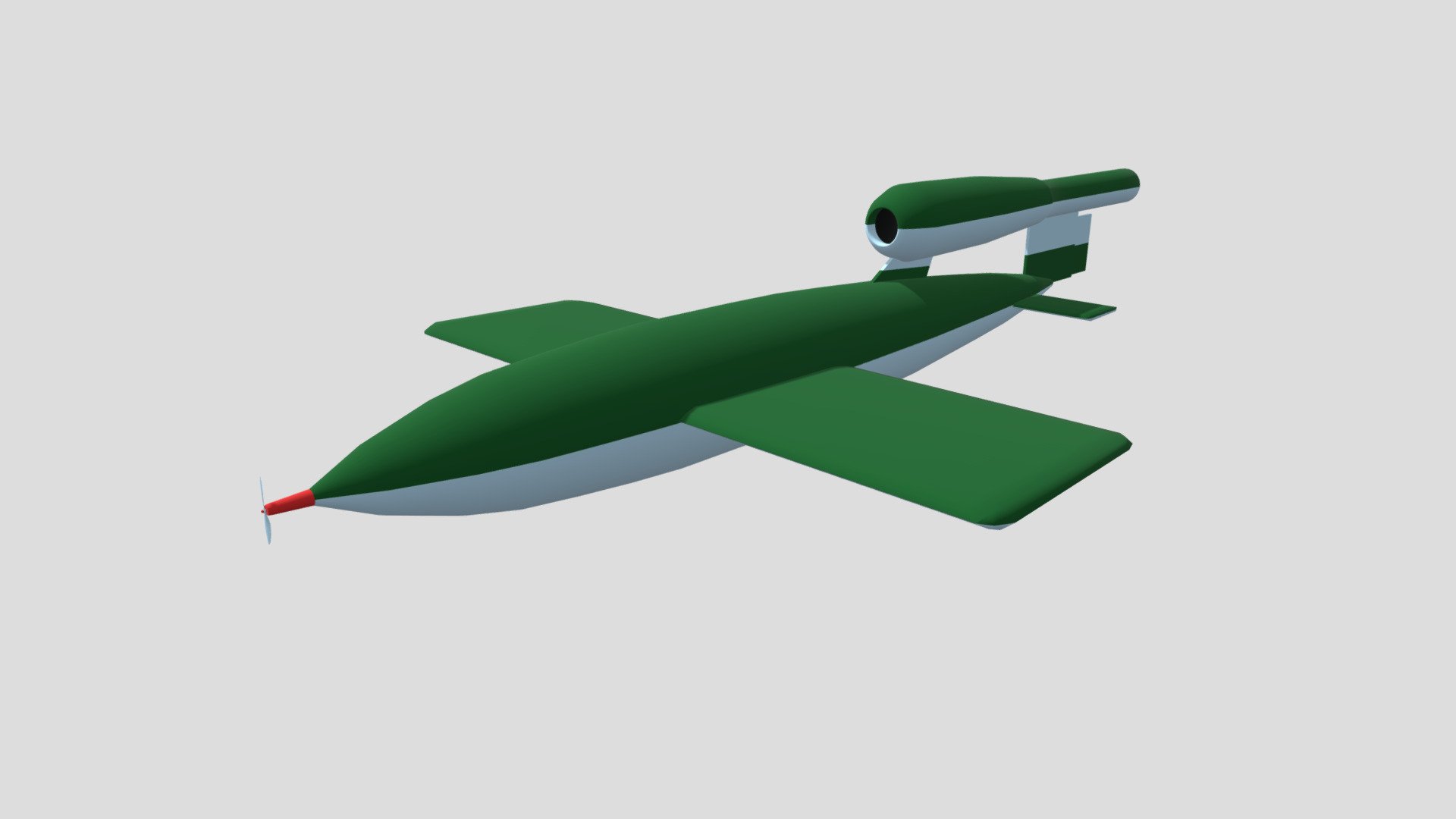 V-1 flying bomb WWII Vergeltungswaffe 1 - Download Free 3D model by  ustoopia (@ustoopia) [a22c126]