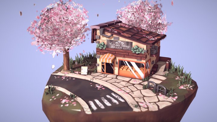 Little Bakery 3D Model