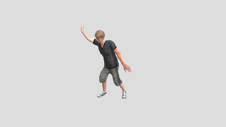 Hip Hop Dancing 3D Model
