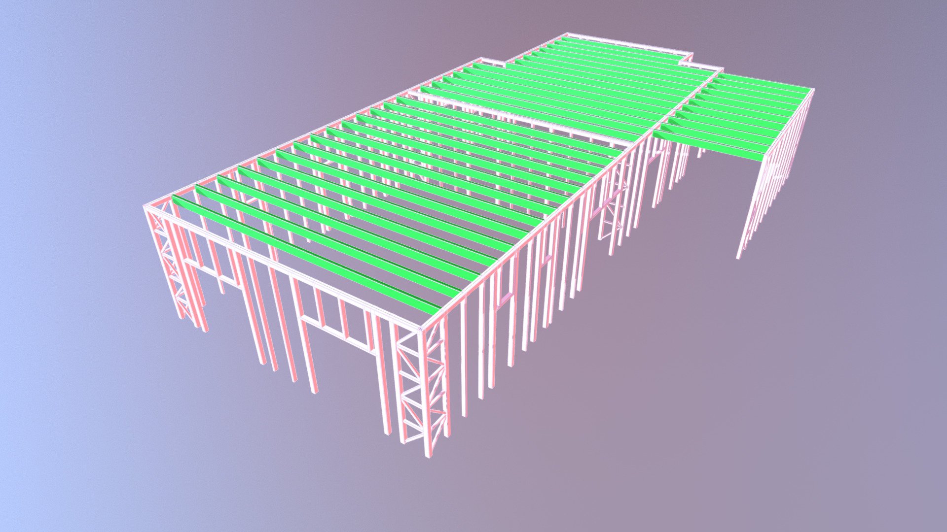 RHS And CFS Steel Structure (Job N37) - 3D Model By MA StruTec ...