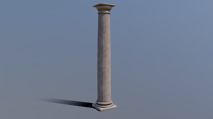Greek column 3D Model