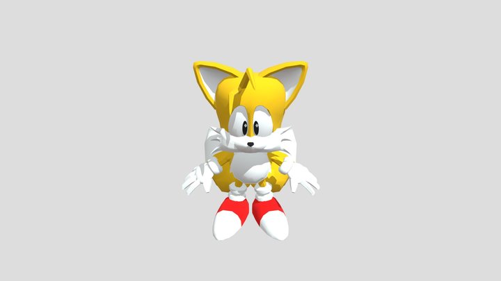 Tails - Classic by reddadsteve, Download free STL model