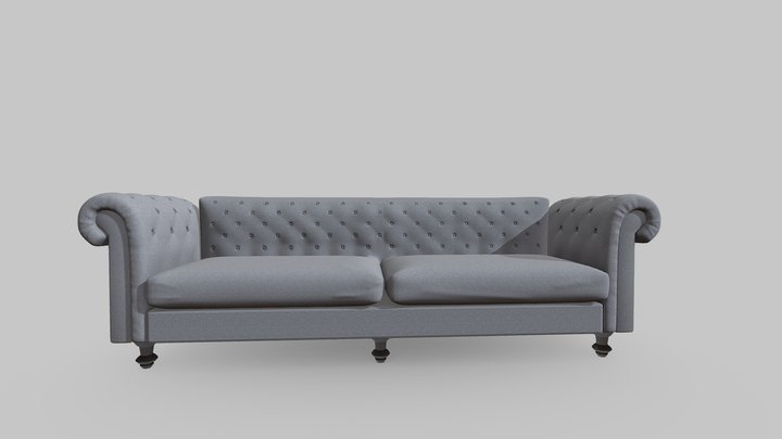 Chelsey Couch 2m – Modello 3D gratuito STL