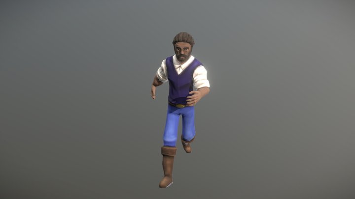 Main Character Concept 3D Model