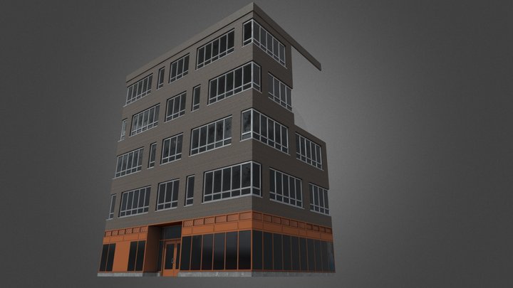 Modular Building 3D Model