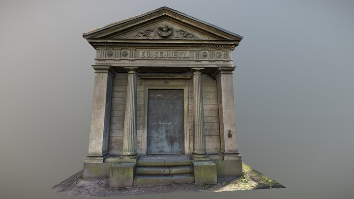 Riga. Great Cemetery /  Ed Schuetz Crypt 3D Model