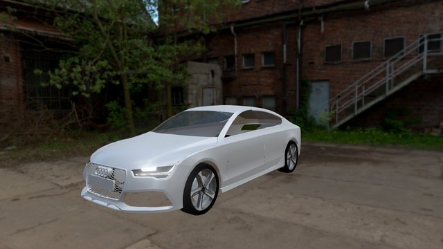 Audi RS7 Work In Progress Update 1 3D Model