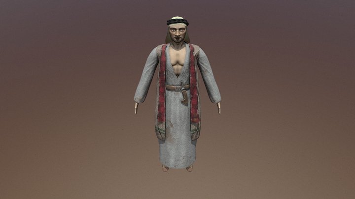 abujafar_final_bakedmesh 3D Model