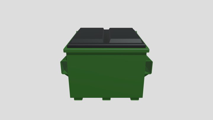 OutdoorGarbageBin 3D Model