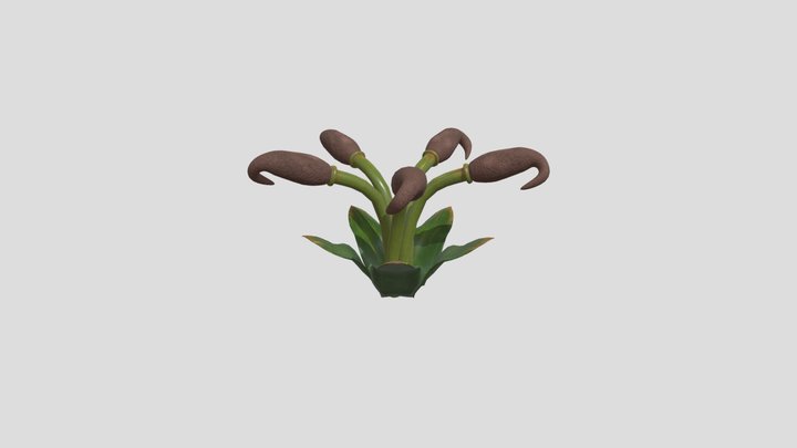 Glowpod Plant - Day 3D Model